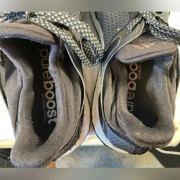 Adidas Pure Boost  Black Size 7.5 - Picture 9 of 12
